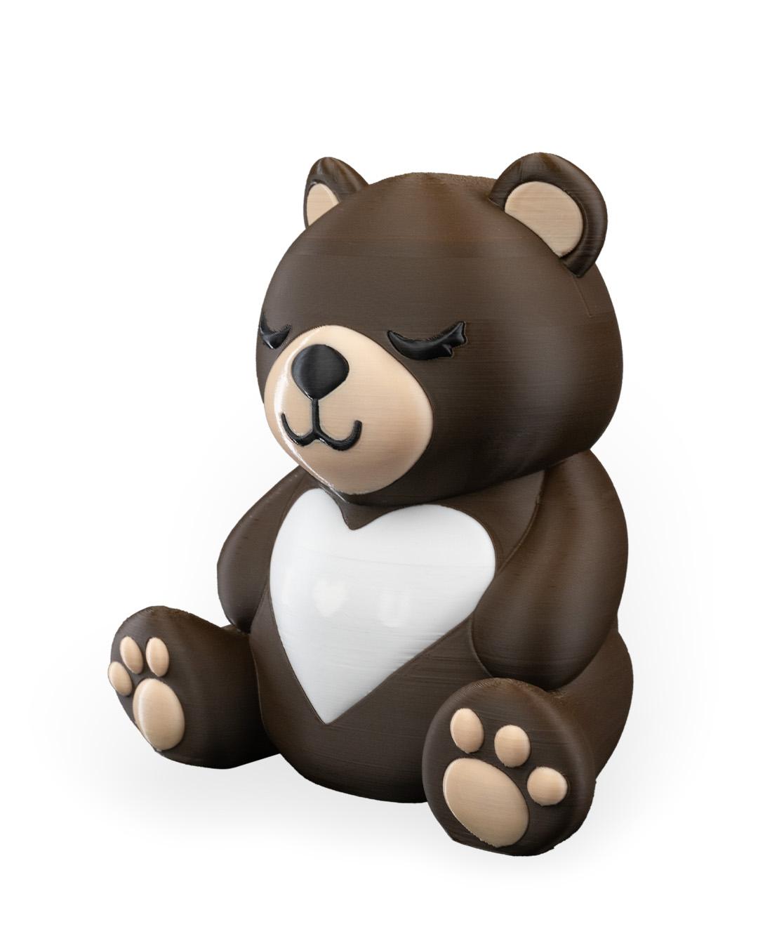 Light-Hearted Bear Light Decor | LED Candle Glow