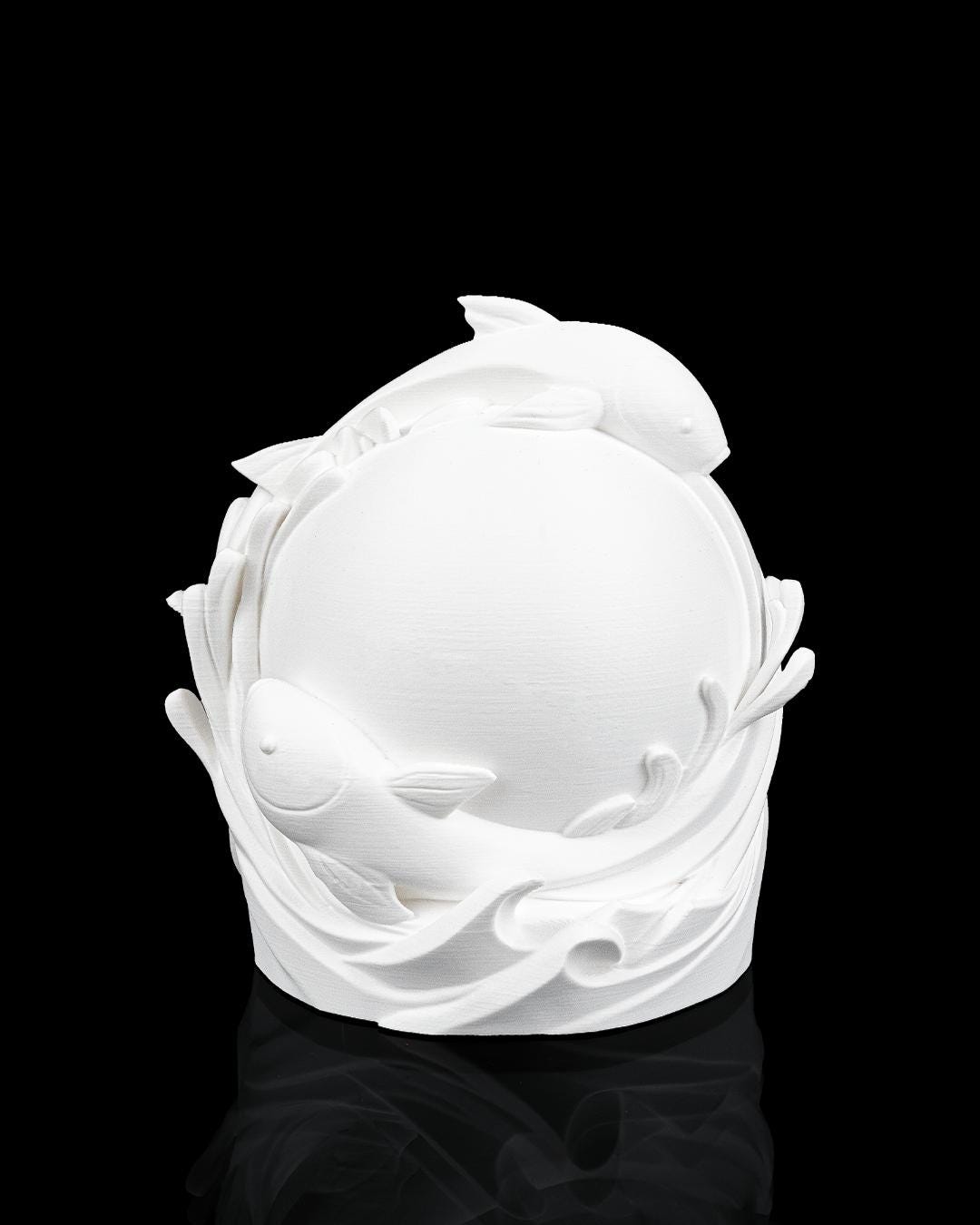 Twin Fish Sphere - Table Lamp