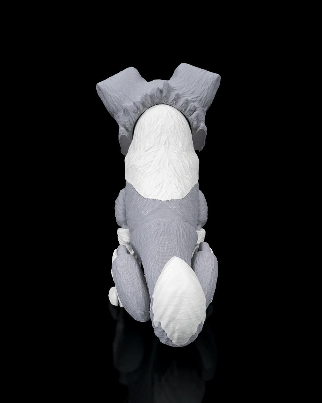 Articulated Border Collie Figurine, Flexible 3D Printed Fidget Dog Toy, Custom Color Desk Decor, Gift for Dog Mom & Collie Lover