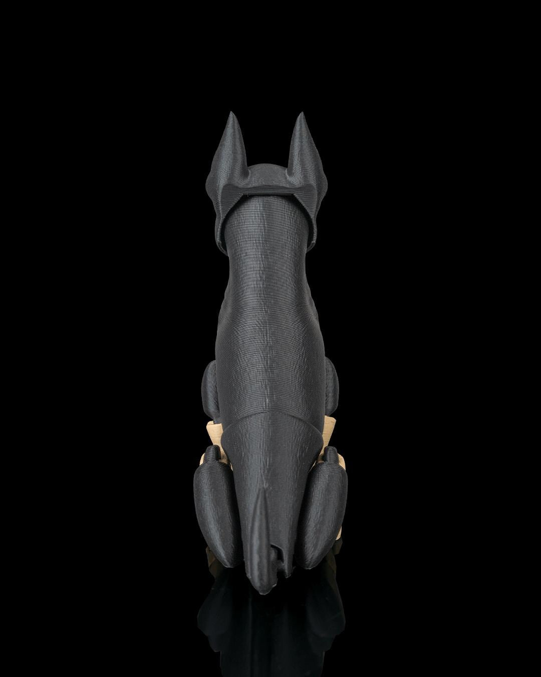 Articulated Dobermann Figurine, Flexible 3D Printed Fidget Dog Toy, Custom Color Dobermann Desk Decor, Gift for Dog Mom & Dobie Lover