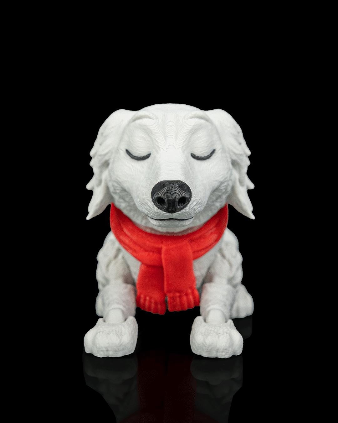 Articulated Borzoi Figurine, Flexible 3D Printed Fidget Dog Toy, Custom Color Borzoi Desk Decor, Gift for Dog Mom & Borzoi Lover