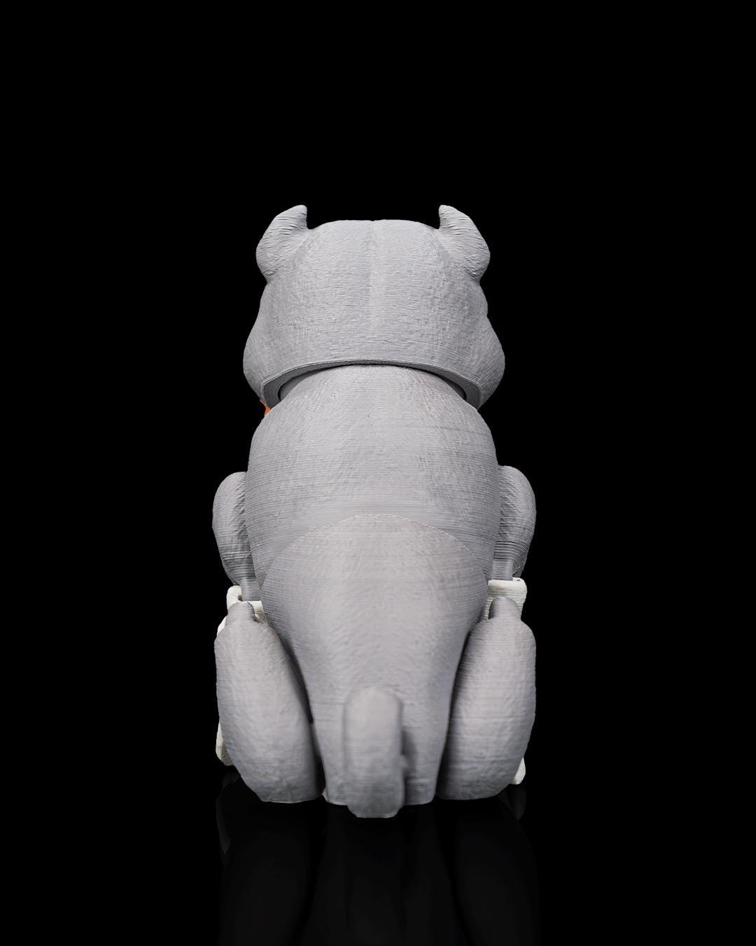 Articulated American Bully Figurine, Flexible 3D Printed Fidget Dog Toy, Custom Color Desk Decor, Gift for Dog Mom & Bully Lover