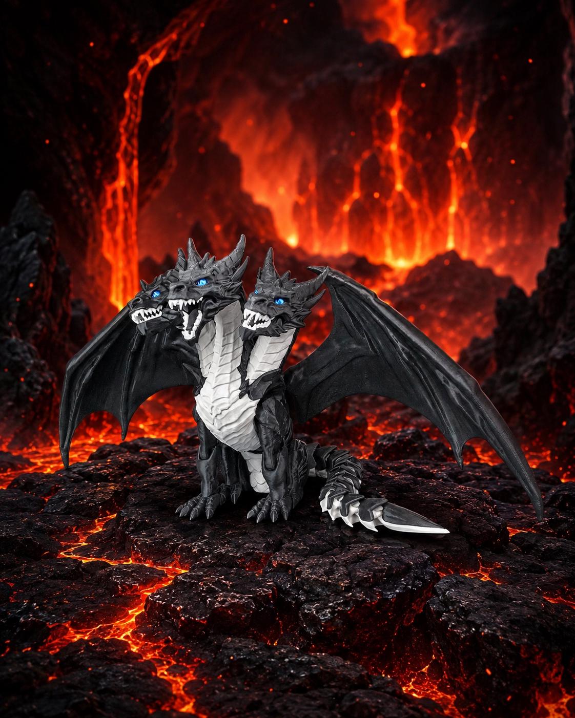 Three-Headed Dragon - Mythical Collection