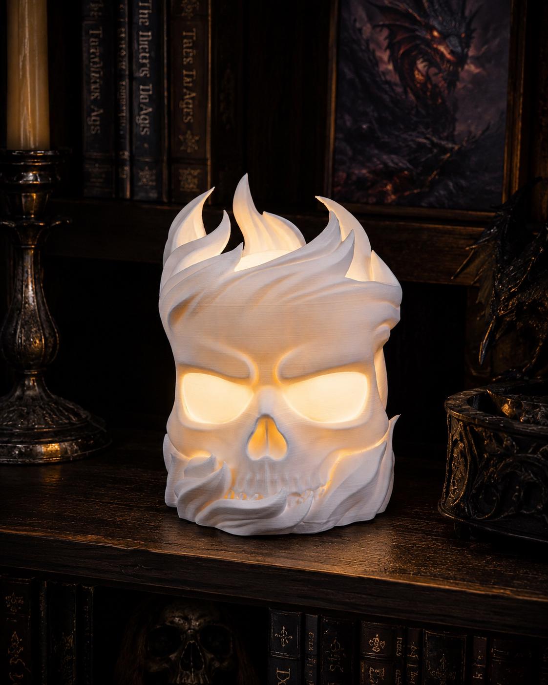 Skull Sphere - Table Lamp