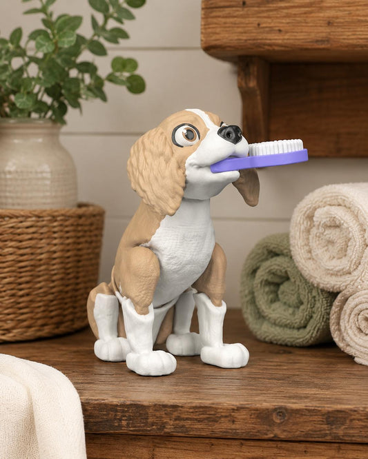 Articulated Cocker Spaniel Figurine, Flexible 3D Printed Fidget Dog Toy, Custom Color Desk Decor, Gift for Dog Mom & Spa