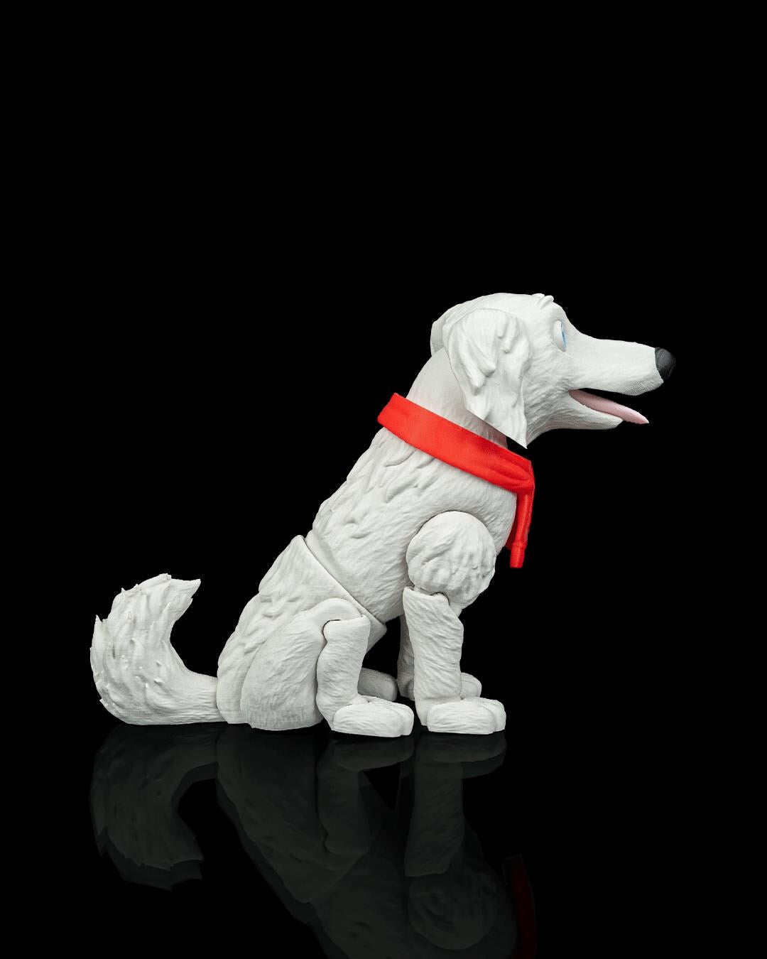 Articulated Borzoi Figurine, Flexible 3D Printed Fidget Dog Toy, Custom Color Borzoi Desk Decor, Gift for Dog Mom & Borzoi Lover