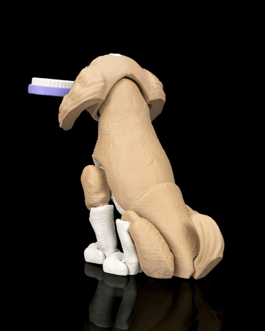 Articulated Cocker Spaniel Figurine, Flexible 3D Printed Fidget Dog Toy, Custom Color Desk Decor, Gift for Dog Mom & Spaniel Lover