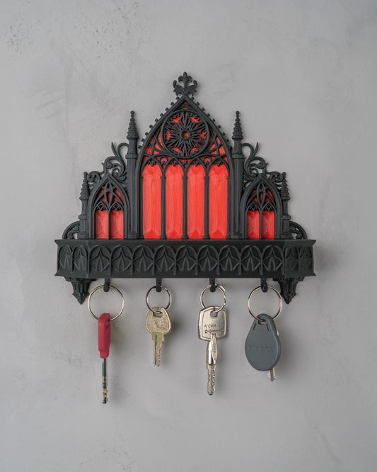 Sanctuary - Gothic Church Wall Mounted Key Holder