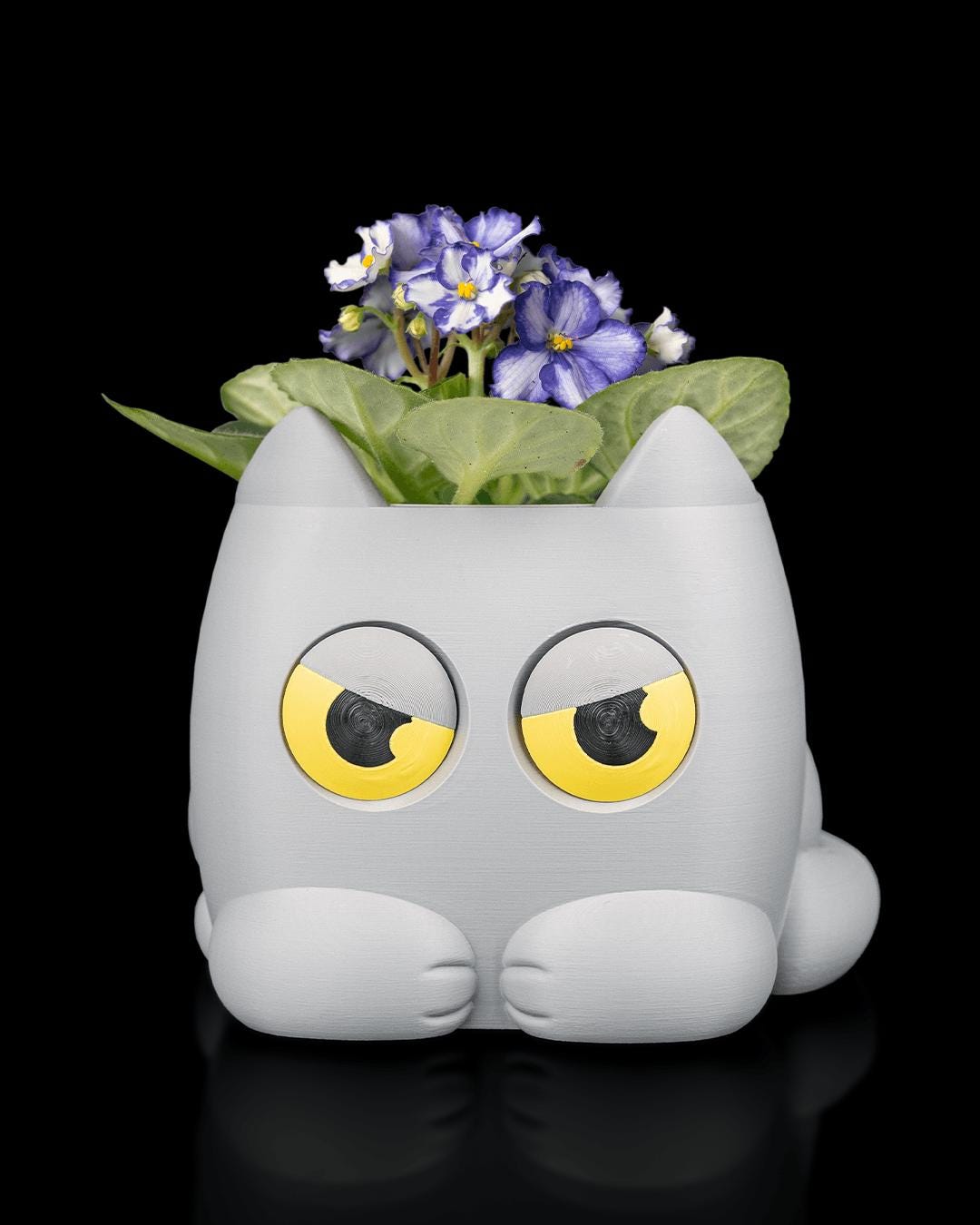 Grumpy Kitty - Planter