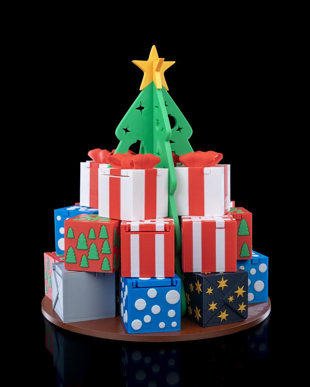 Gift Stack Countdown Containers - Christmas Countdown Calendar