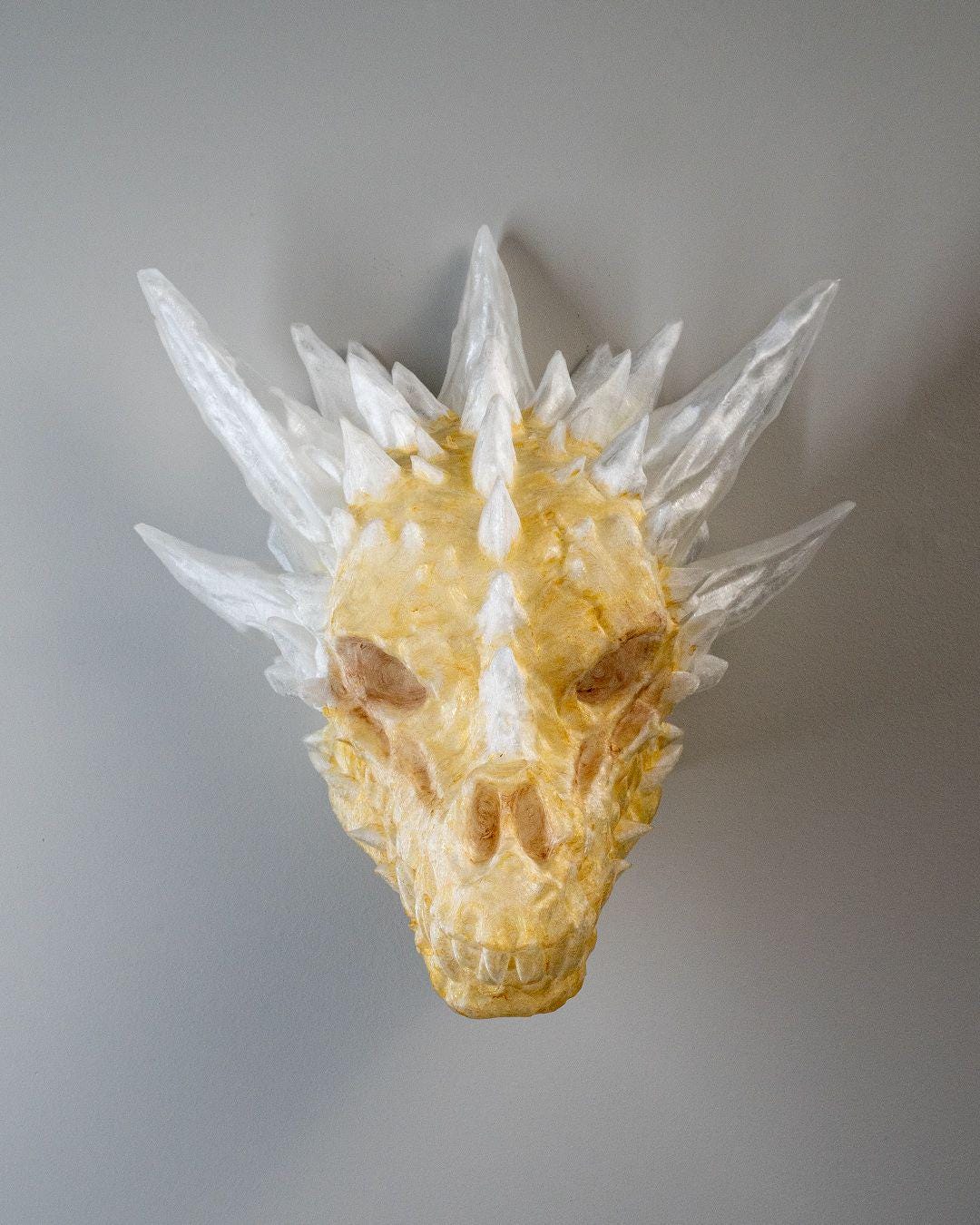 Diamond Dragon Skull – Fantasy Display Piece