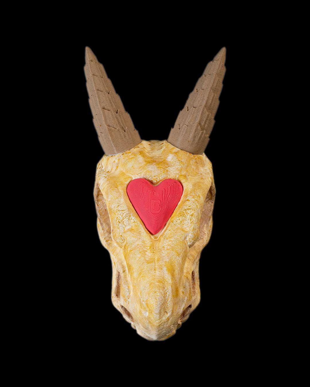 Silver Hatchling Skull –  Fantasy Display Piece