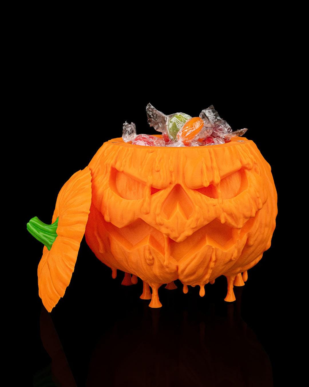 Melted Treatkeeper - Candy Holder Halloween Decor Collection | Spooky Seasonal Display | Cute Gothic Autumn Decorations