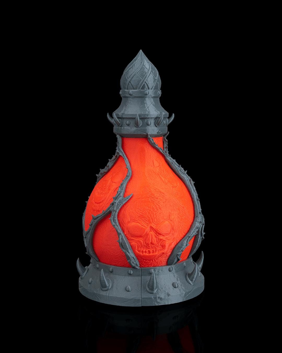 Doom Potion Fantasy Table Lamp Colorful Ambient Light, Magical Home Decor, Enchanted Bedroom Lighting, Mythical Gift, Wh