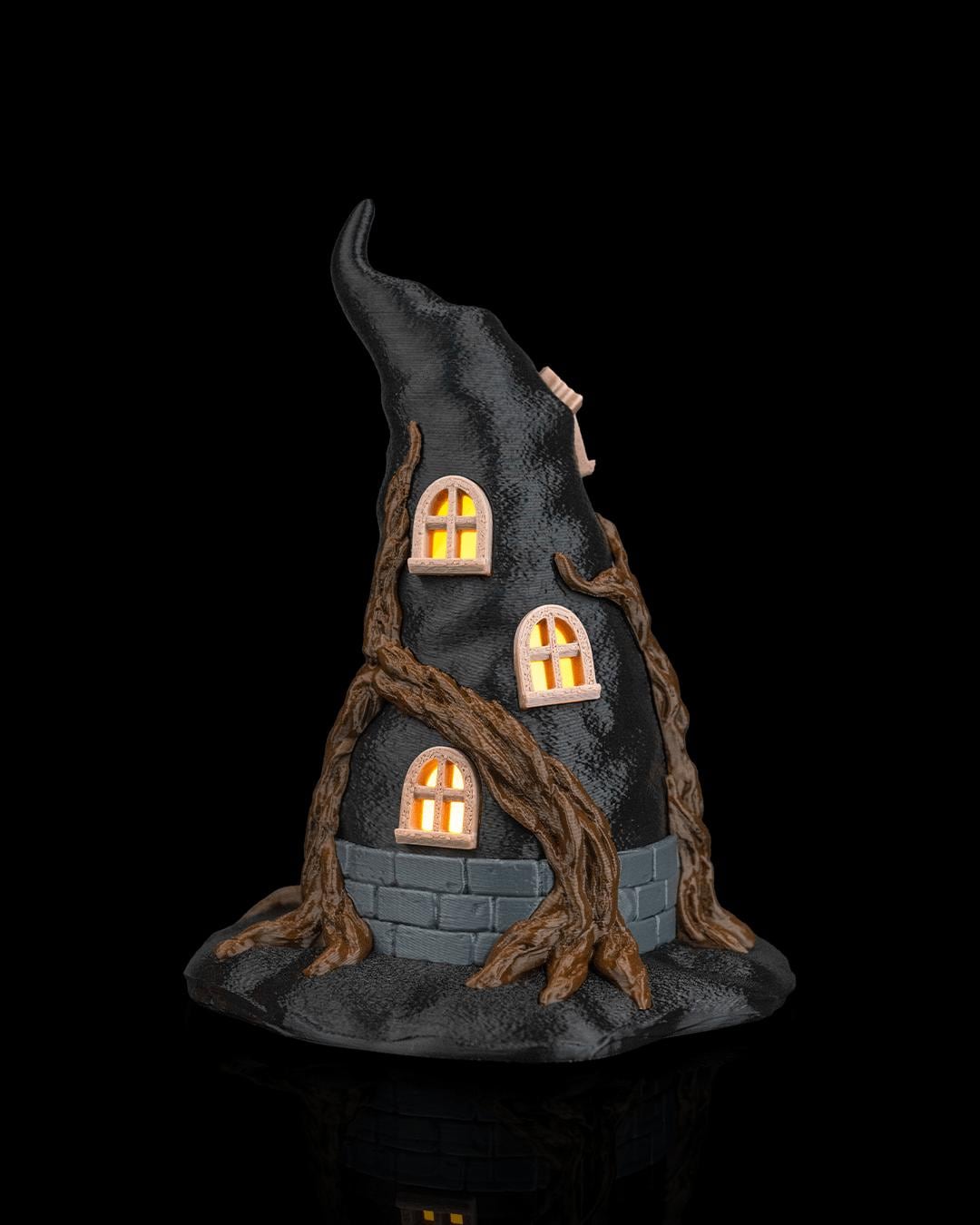 Witchstead Fantasy Table Lamp Colorful Ambient Light, Magical Home Decor, Enchanted Bedroom Lighting, Mythical Gift, Whi