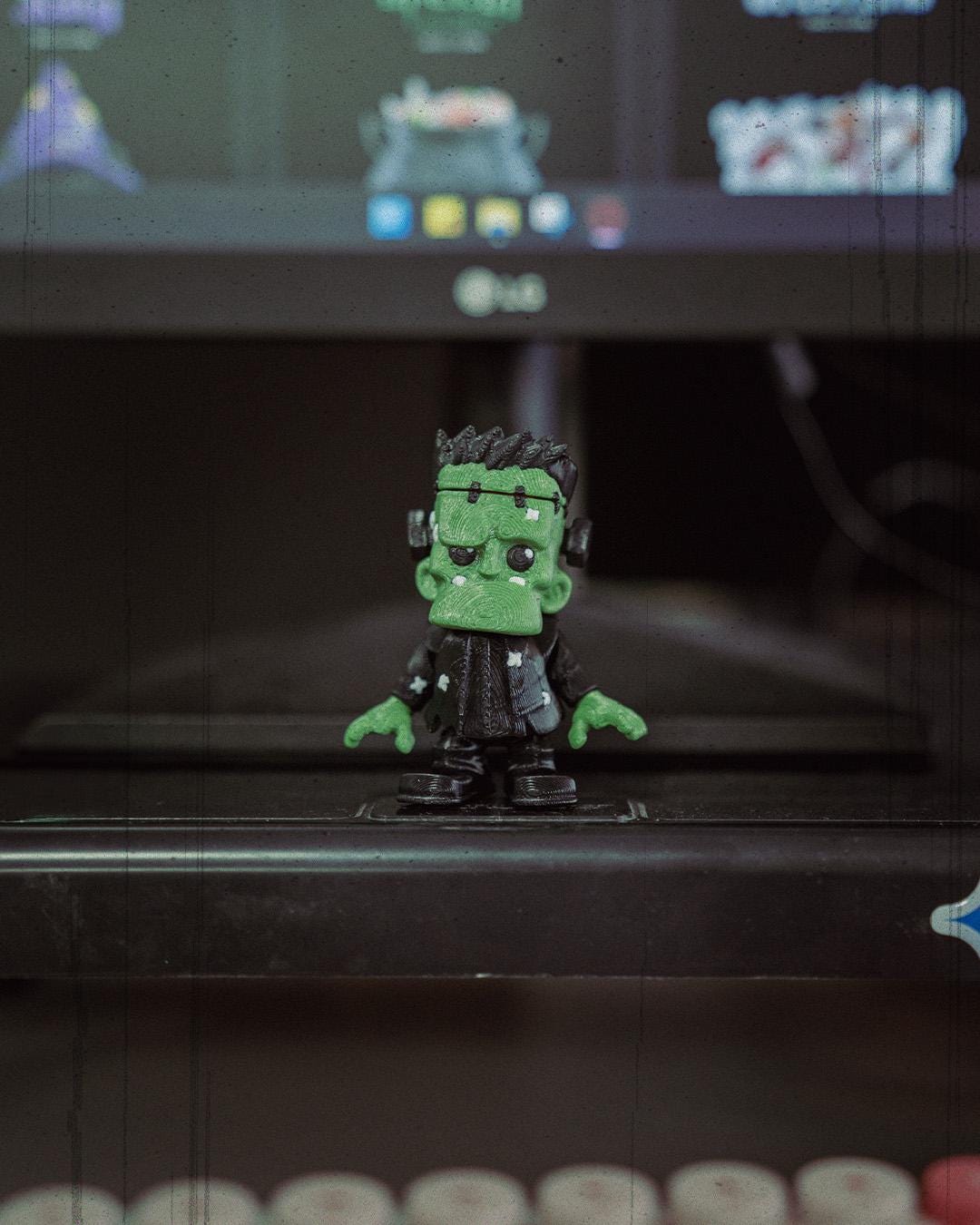 Halloween Monster Figures, Cute Spooky Collectibles, Monster Figurines, Halloween Decor, Spooky Gifts, Pick 3 Pick 5 Ful