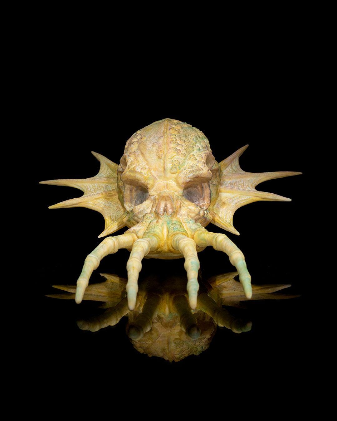 Green Dragon Skull – Fantasy Display Piece