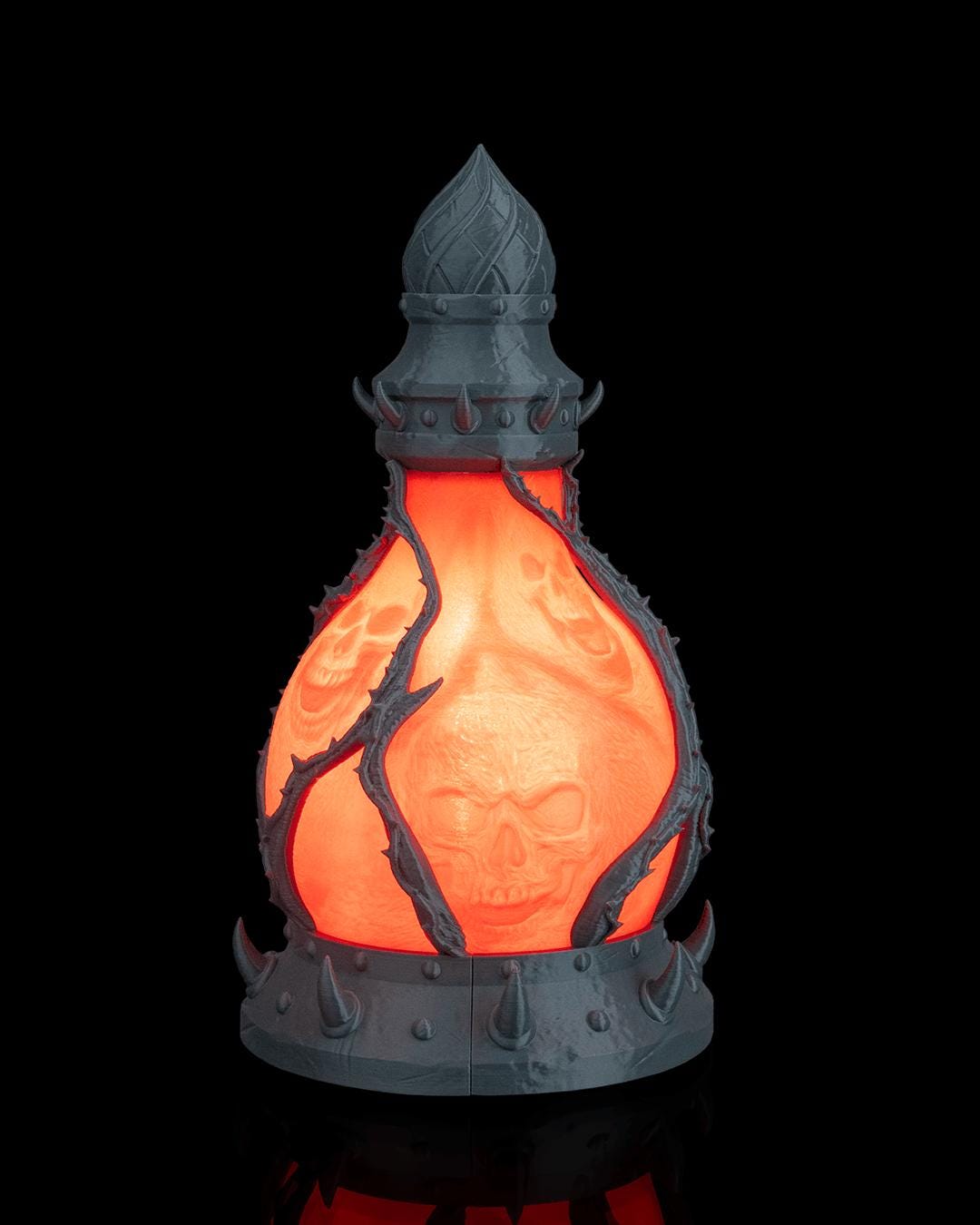 Doom Potion Fantasy Table Lamp Colorful Ambient Light, Magical Home Decor, Enchanted Bedroom Lighting, Mythical Gift, Wh
