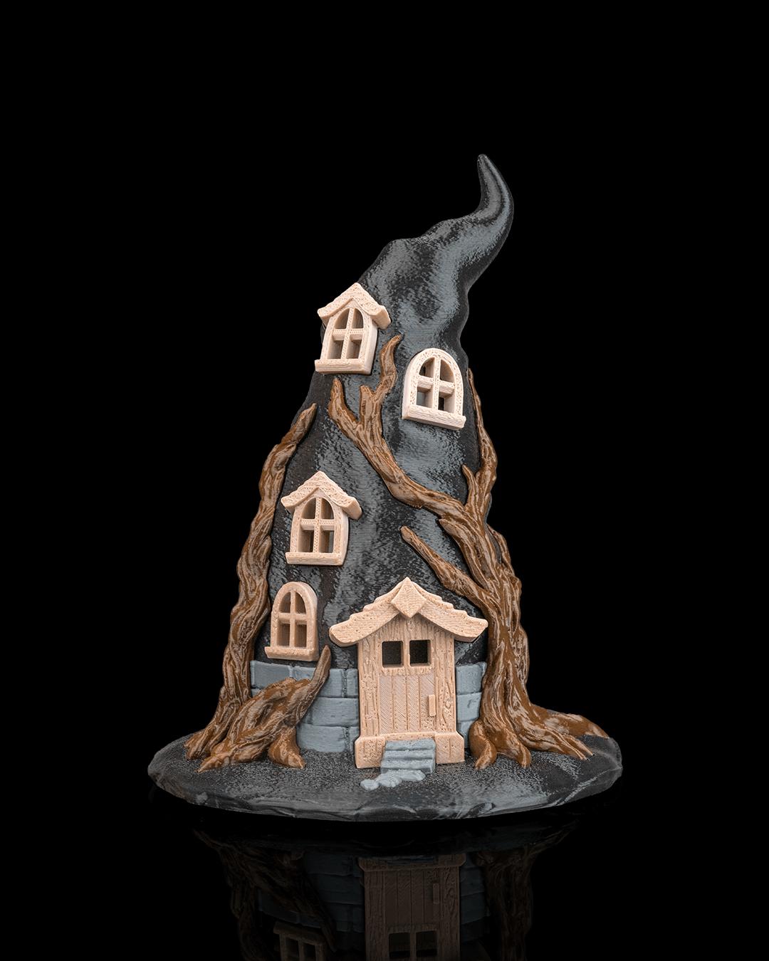 Witchstead Fantasy Table Lamp Colorful Ambient Light, Magical Home Decor, Enchanted Bedroom Lighting, Mythical Gift, Whi