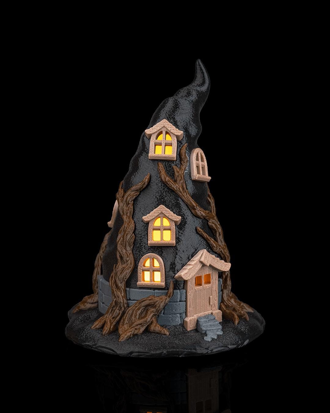 Witchstead Fantasy Table Lamp Colorful Ambient Light, Magical Home Decor, Enchanted Bedroom Lighting, Mythical Gift, Whi