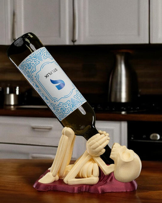 All Spine no Whine Wine Holder, Halloween Spooky Party Decoration, Whimsical Seasonal Display, Haunted House Accent, Fun