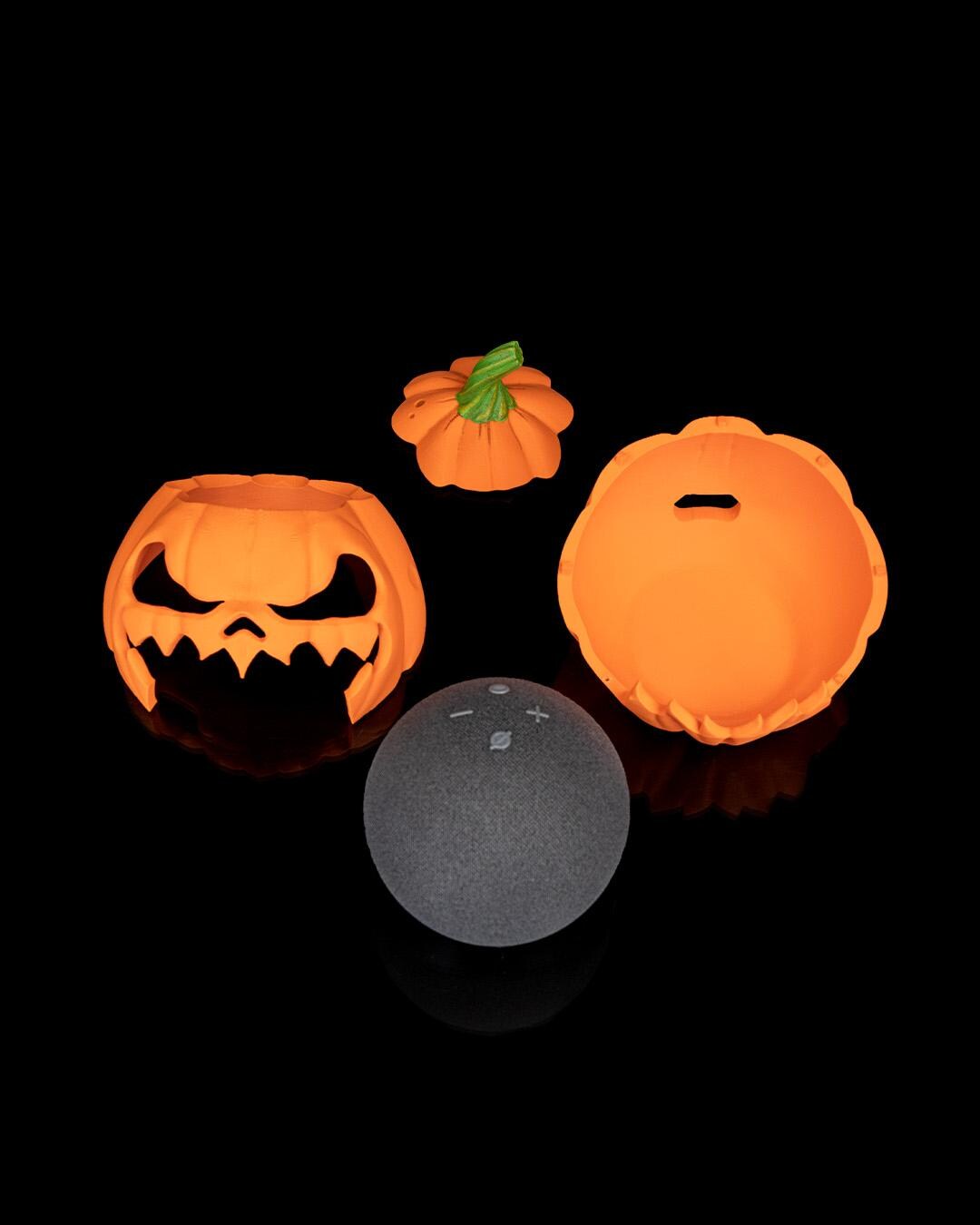 Pump That Jam Echo Dot Holder, Halloween Spooky Party Decoration, Whimsical Seasonal Display, Haunted House Accent, Fun 