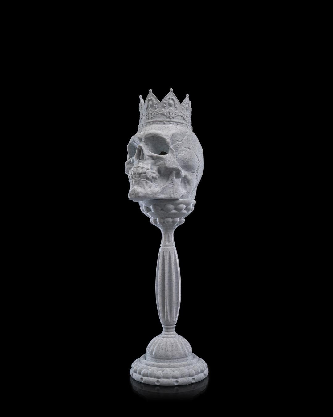 Reaper’s Glow Candle Holder, Halloween Spooky Party Decoration, Whimsical Seasonal Display, Haunted House Accent, Fun Fa