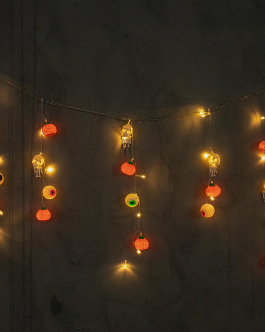 Halloween Fairy Light Kits, Colorful Halloween Light Decor for Spooky Home, Party & Seasonal Display (Packs of 10)