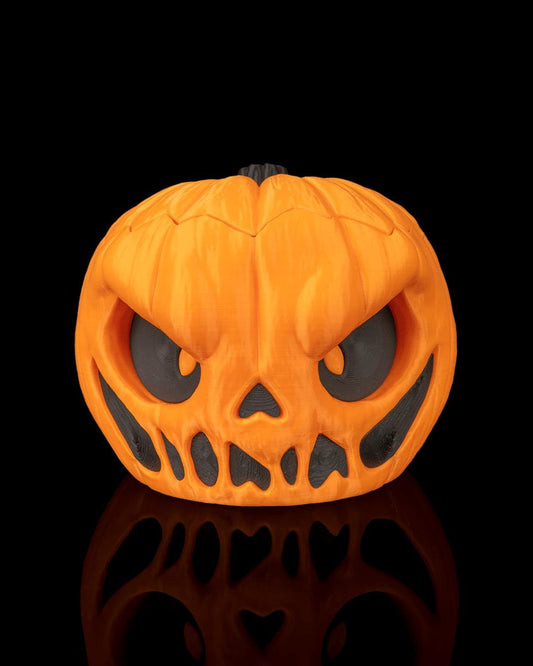 Possessed Pumpkin Candy Bowl, Colorful Halloween Decor, Spooky Decoration, Whimsical Seasonal Display, Haunted House Acc