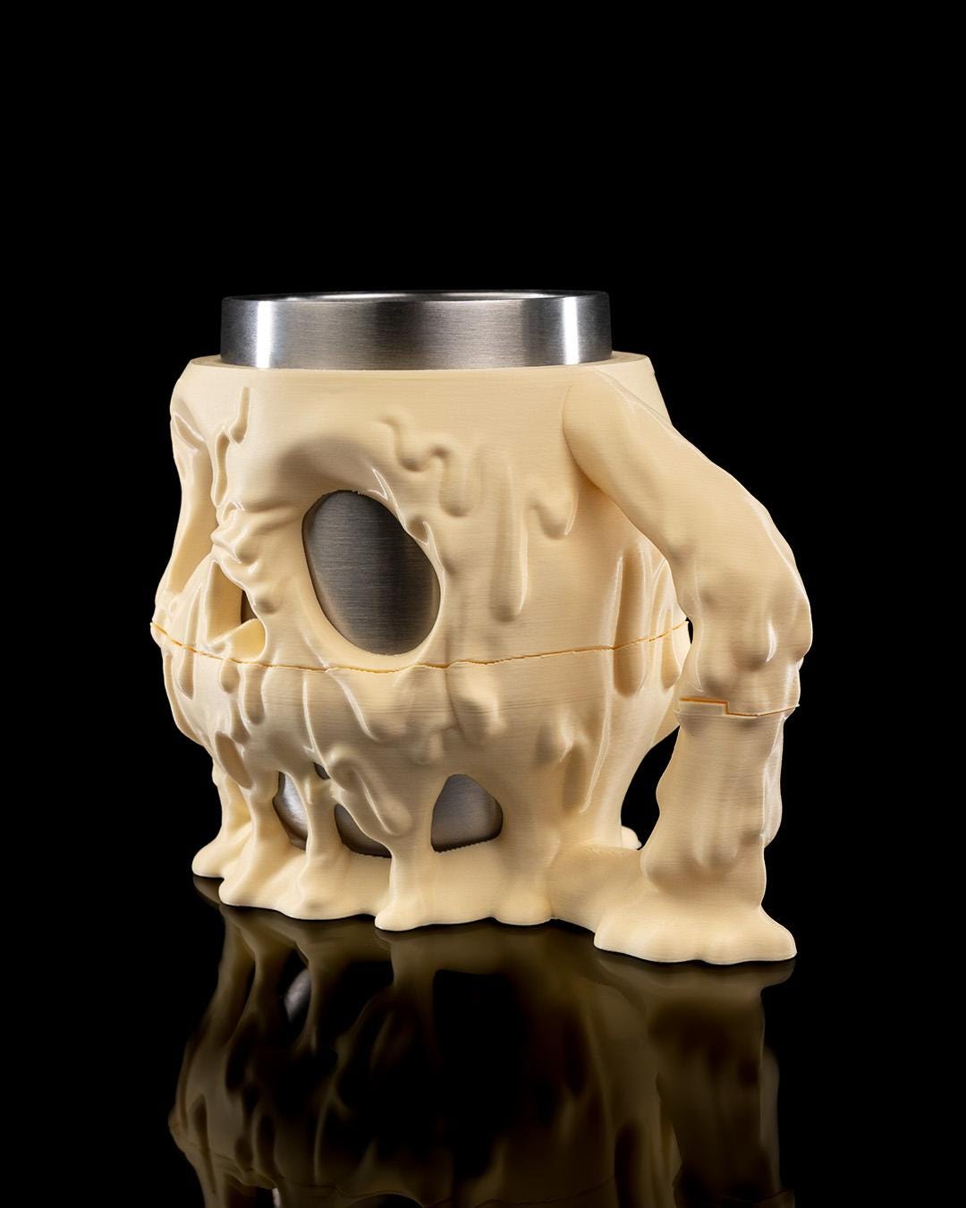 Drip ‘n’ Sip Cup Holder, Halloween Spooky Party Decoration, Whimsical Seasonal Display, Haunted House Accent, Fun Fall H