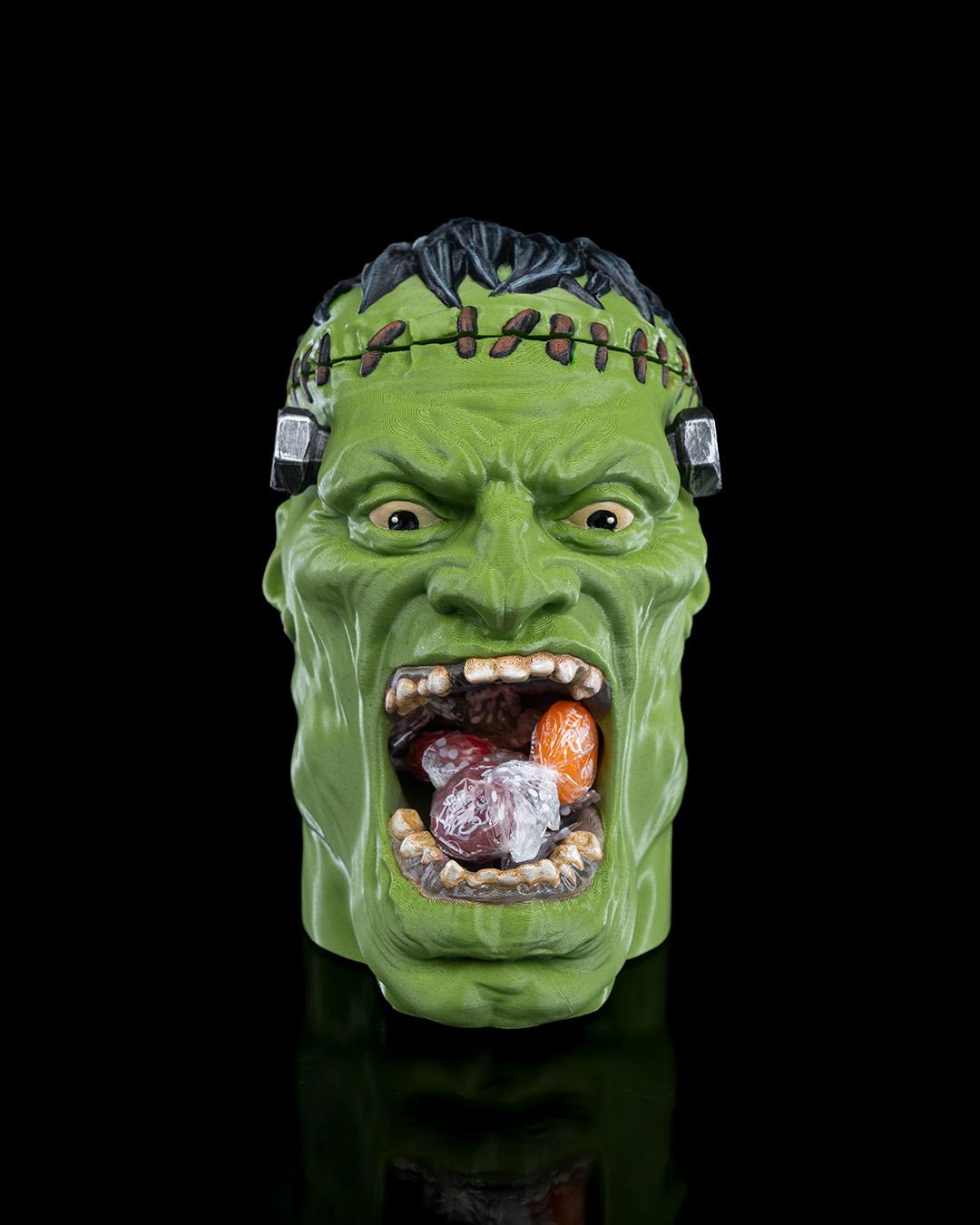 Fran-kandy-stein Candy Holder, Halloween Spooky Party Decoration, Whimsical Seasonal Display, Haunted House Accent, Fun 