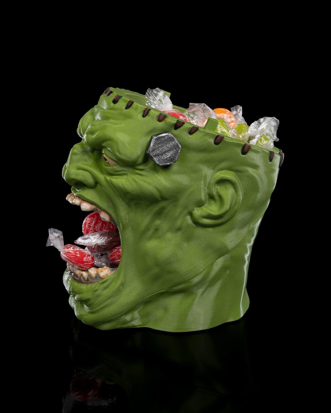 Fran-kandy-stein Candy Holder, Halloween Spooky Party Decoration, Whimsical Seasonal Display, Haunted House Accent, Fun 