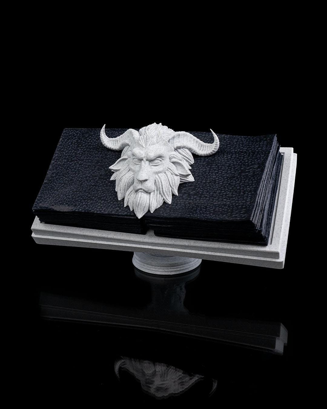 The Guardian Napkin Holder, Halloween Spooky Party Decoration, Whimsical Seasonal Display, Haunted House Accent, Fun Fal